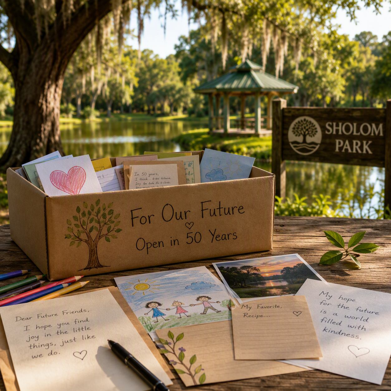 Building a Sholom Park Time Capsule of Hope