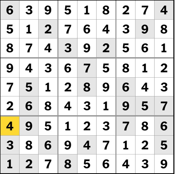 Sudoku puzzle image