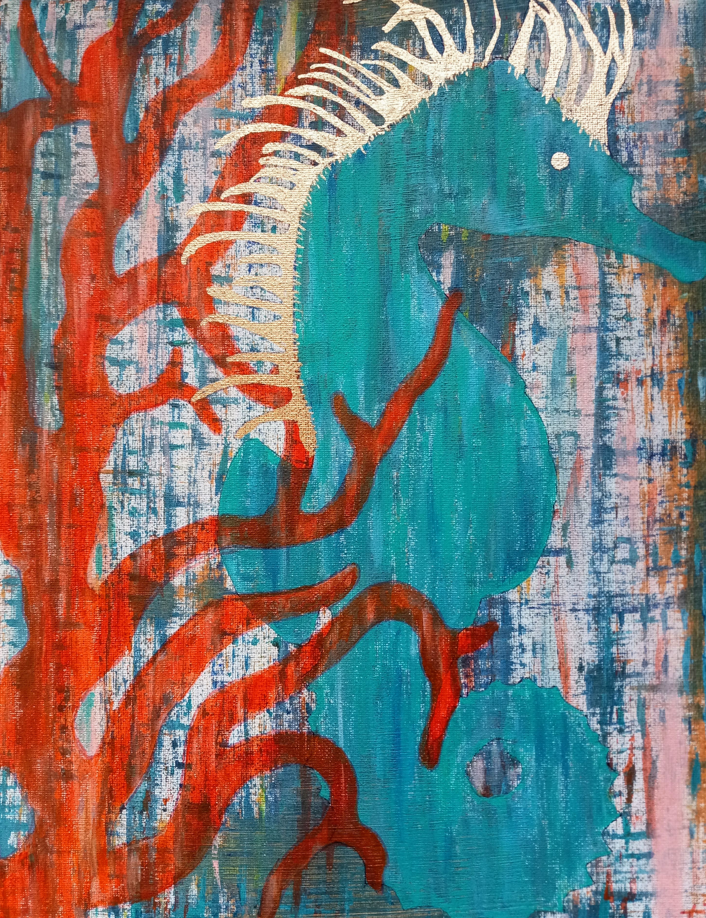 Seahorse Abstract