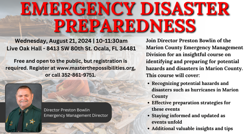 Emergency Disaster Preparedness Promo Image