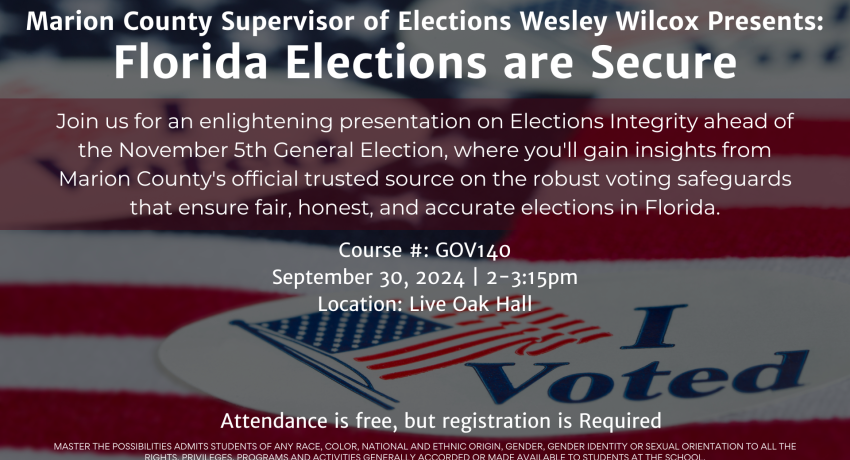 Florida Elections Are Secure Promo Image