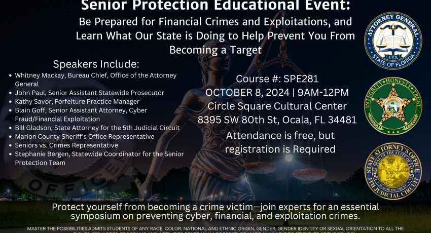 Senior Protection Educational Event Promo Image