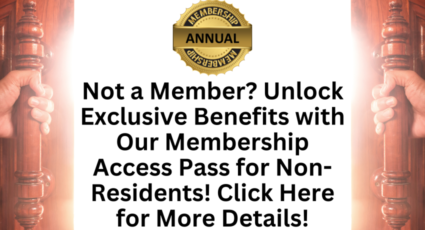 Membership Access Pass for Non-Residents Promo Image