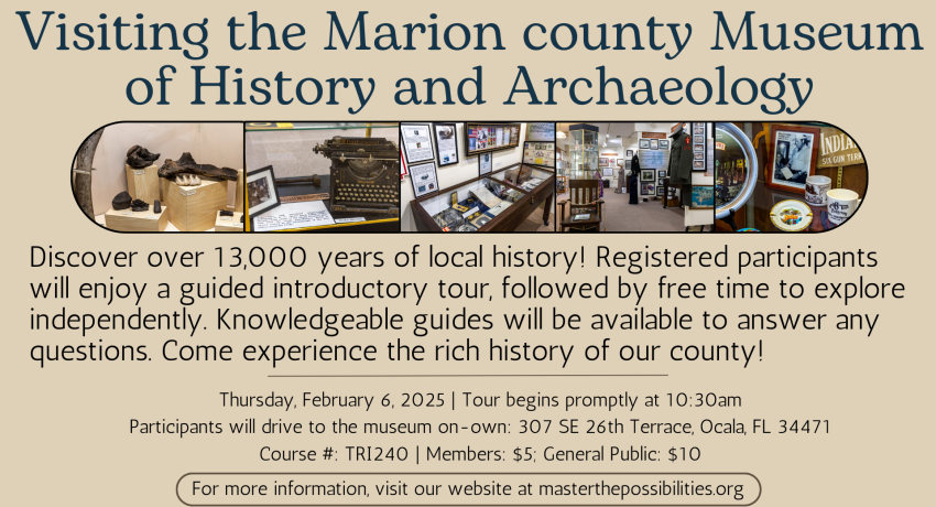 Marion County Museum Trip Promo Image