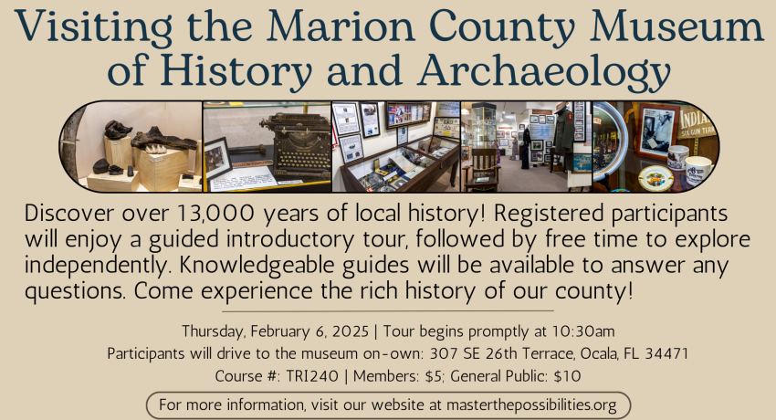 Marion County Museum Trip Promo Image