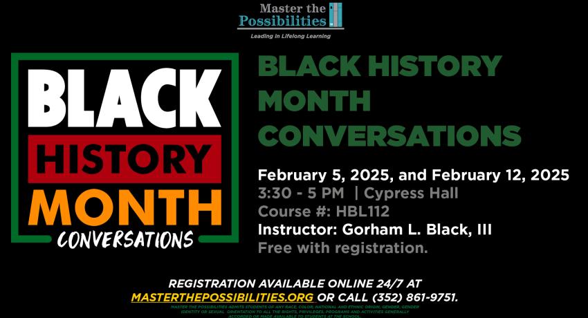 Black History Month Conversations Promo Image