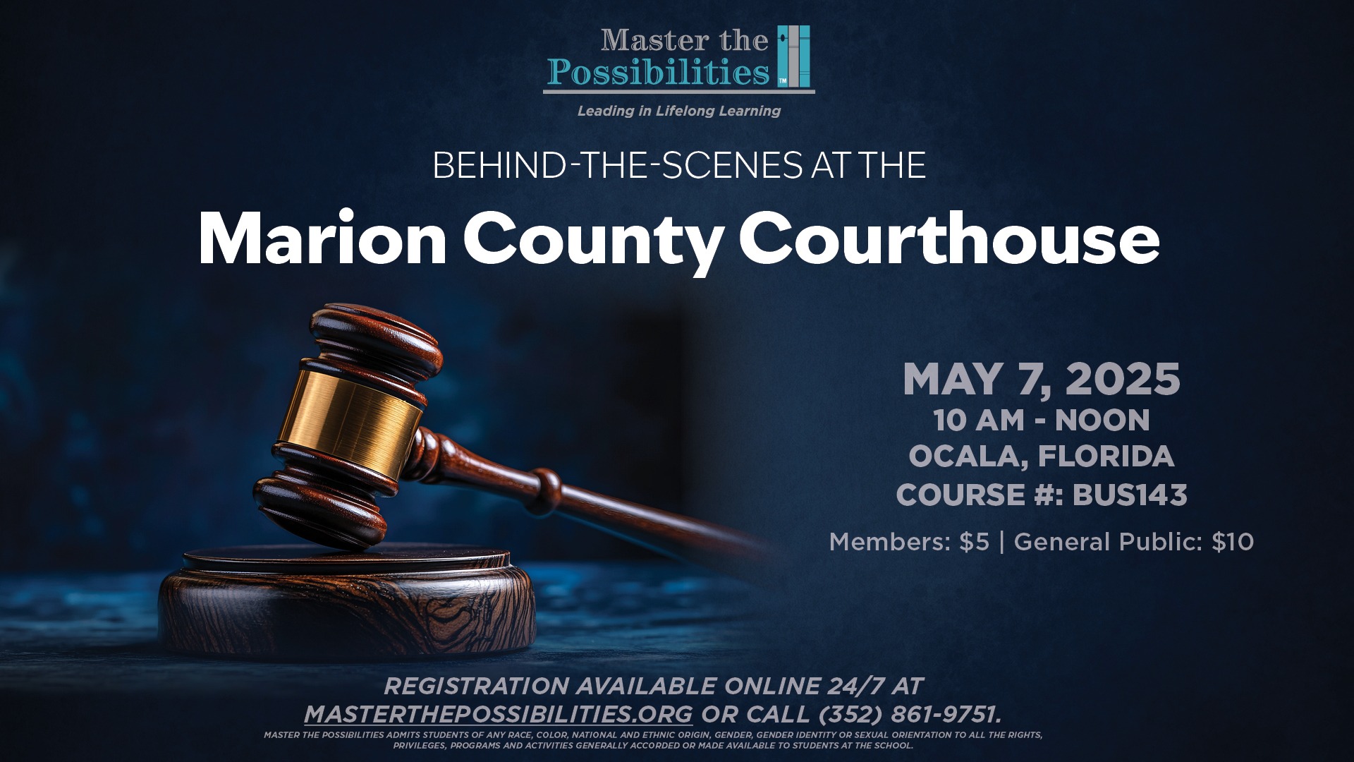 Behind the Scenes at The Marion County Courthouse Promo Image