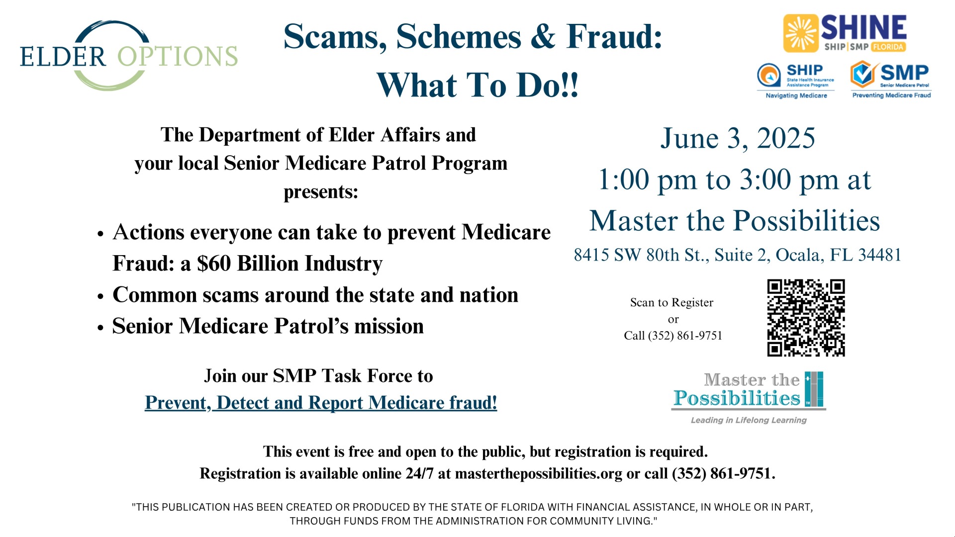 Scams, Schemes & Fraud: What To Do Promo Image