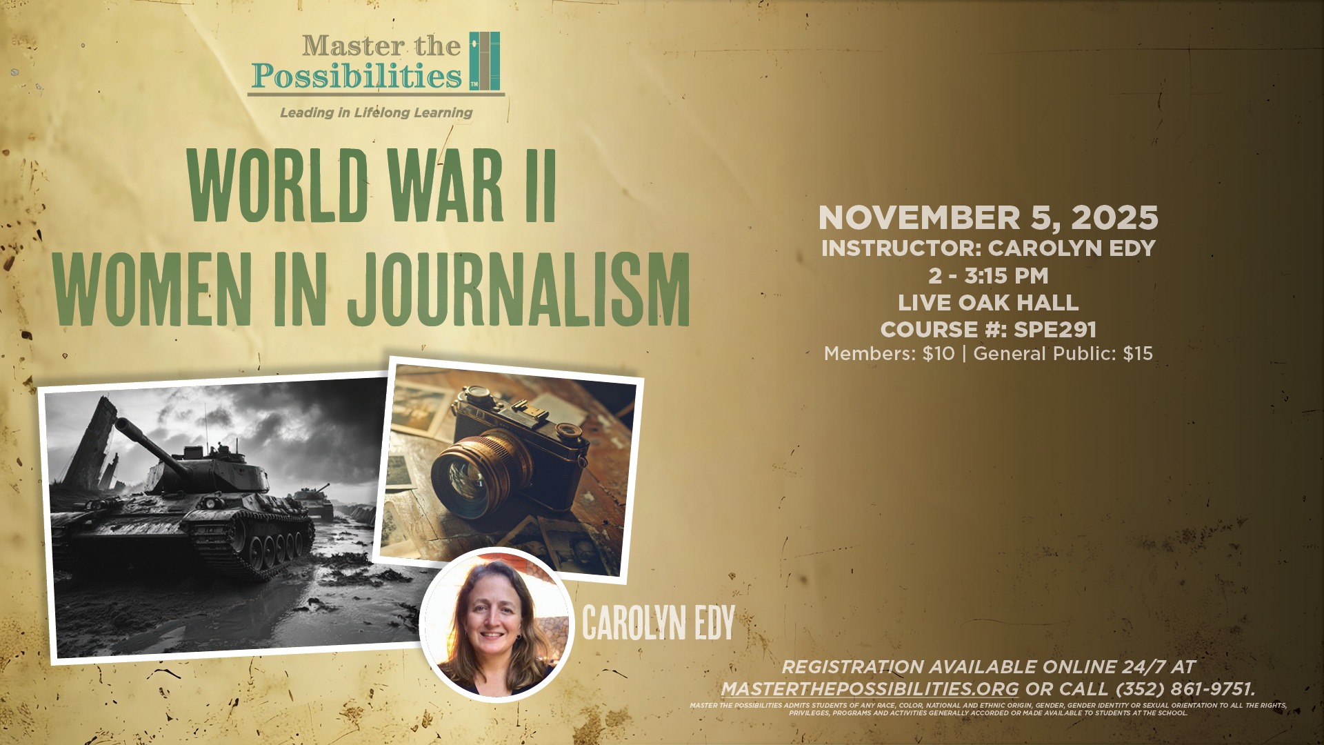 World War II Women in Journalism Promo Image