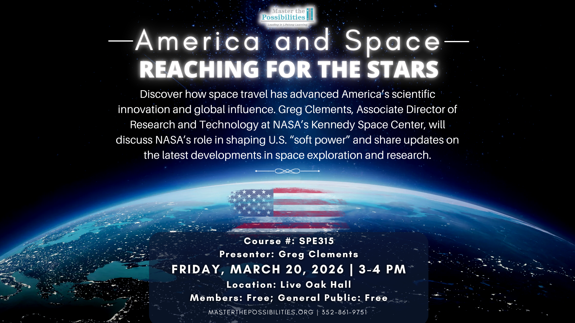 America and Space... Reaching For the Stars Promo Image