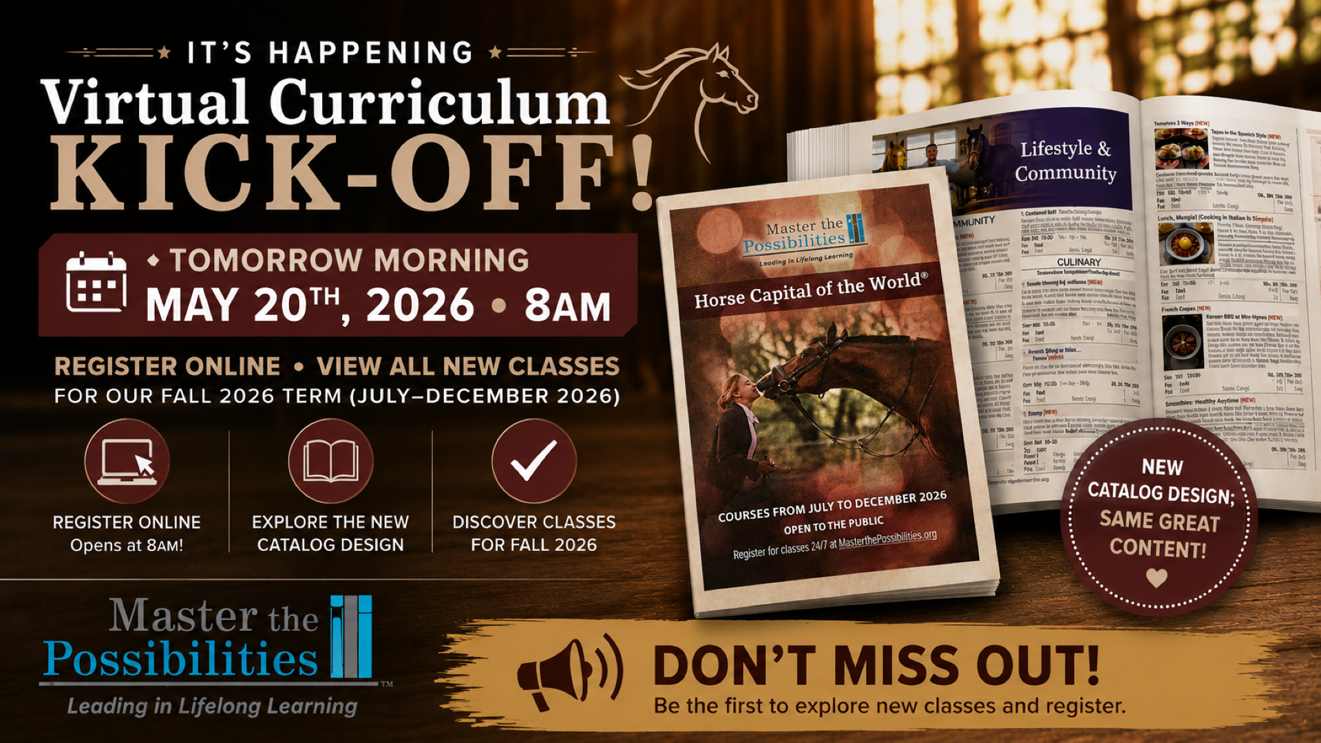Fall 2026 Curriculum Kick-Off Promo Image