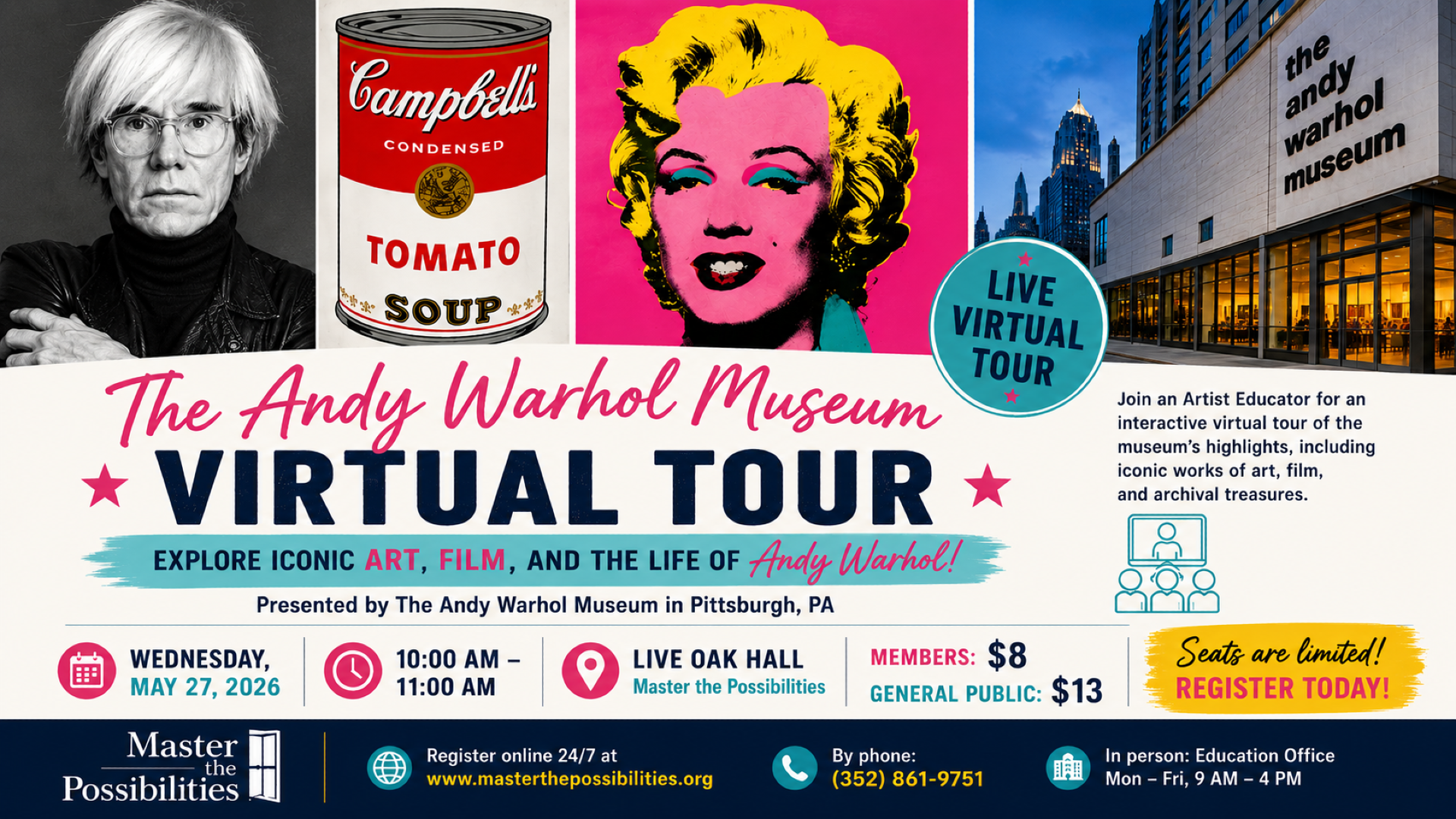 The Andy Warhol Museum Virtual Tour Promo Image