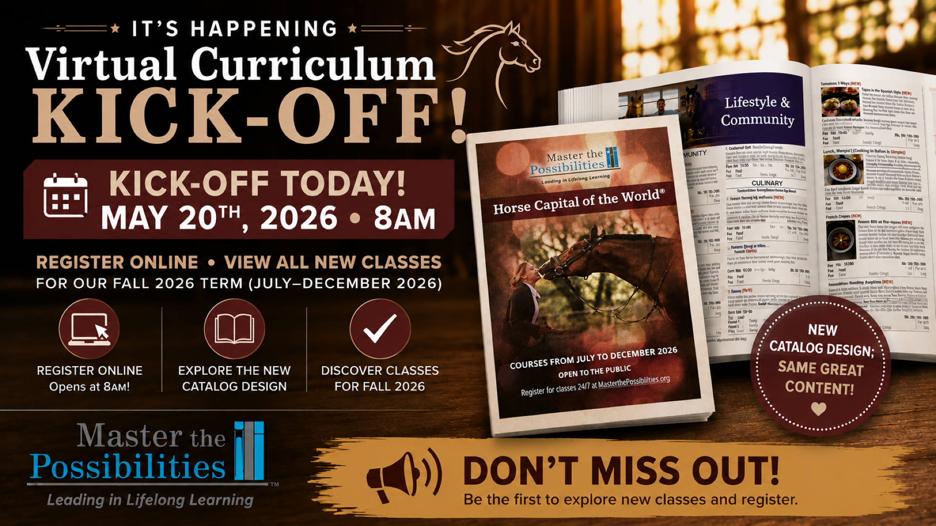 Fall 2026 Curriculum Kick-Off Promo Image