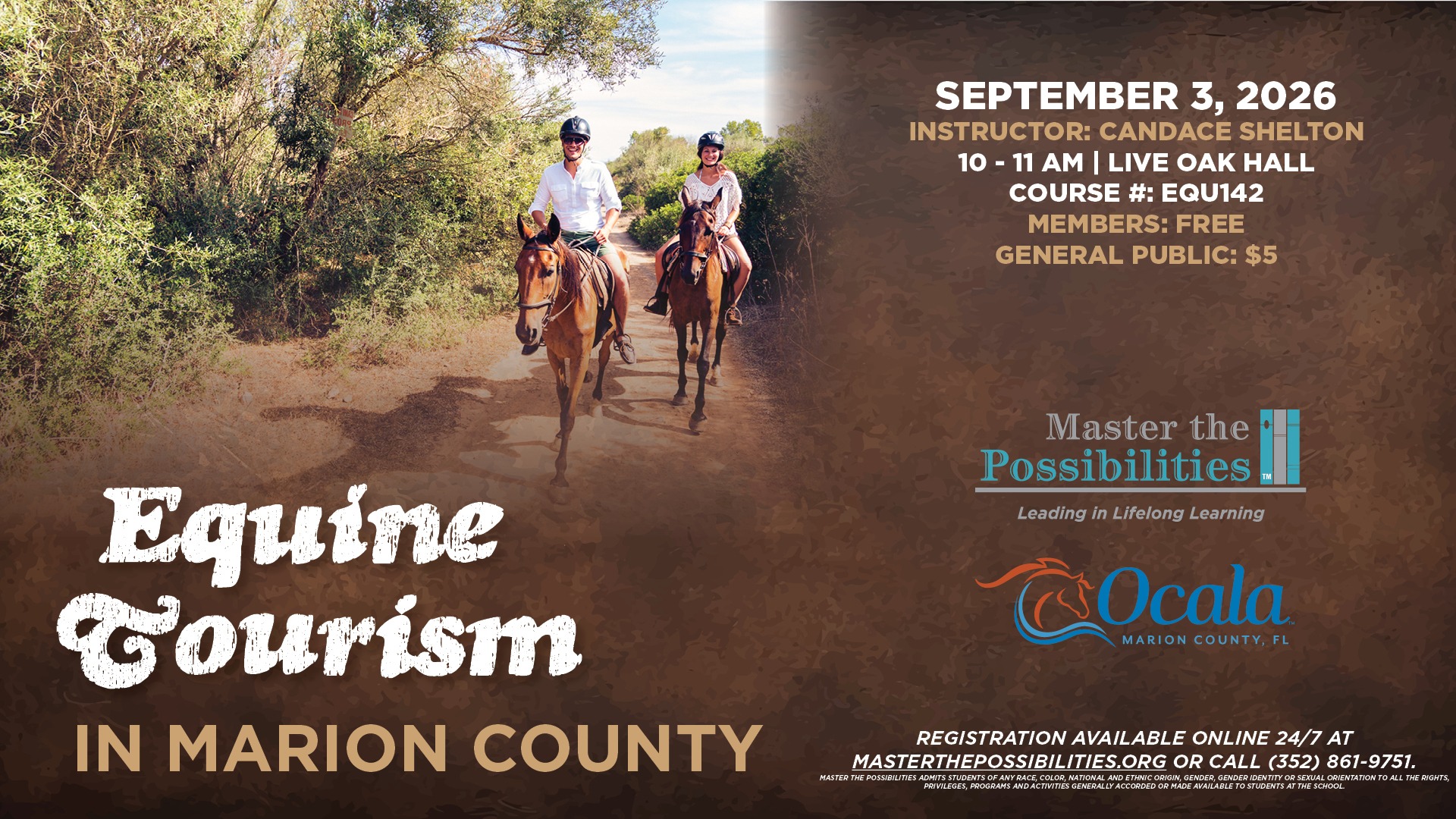 Equine Tourism in Marion County Promo Image
