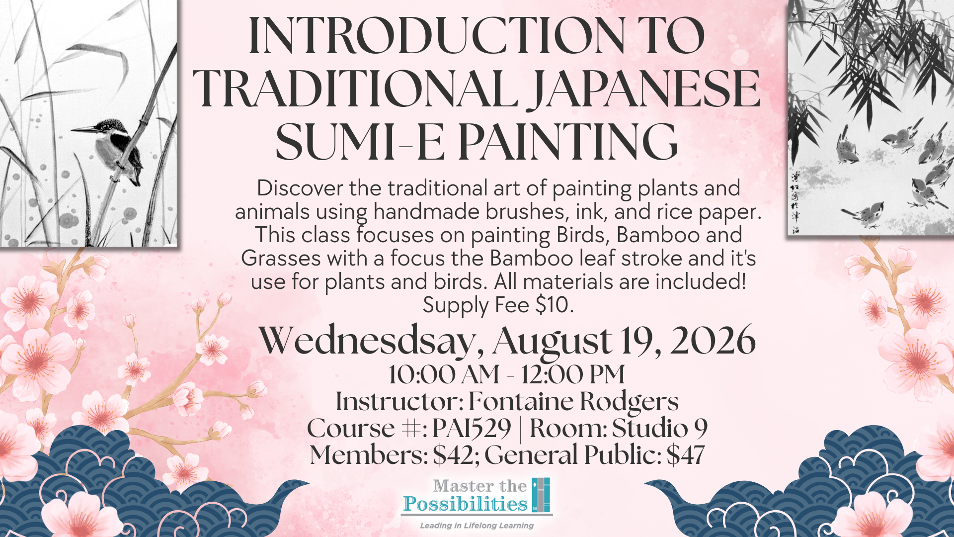 Introduction to Traditional Japanese Sumi-e Painting Promo Image