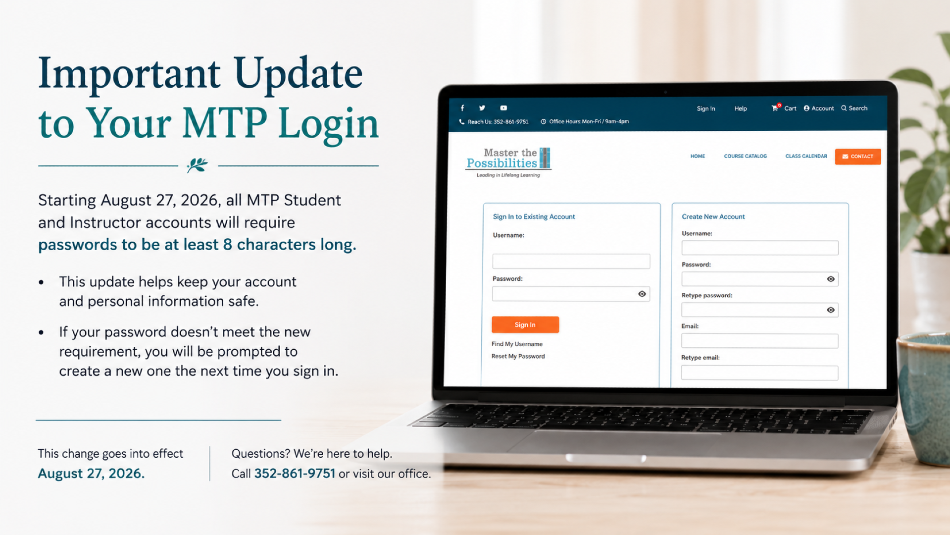 Important Update to Password Complexity Promo Image