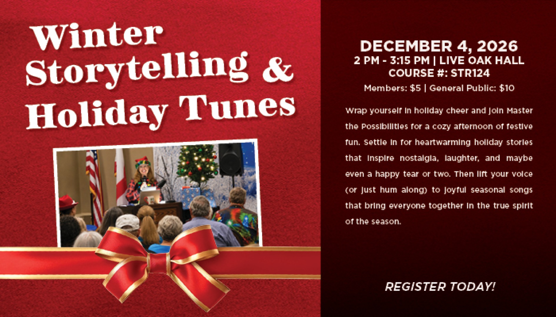MTP Winter Storytelling & Holiday Tunes Promo Image