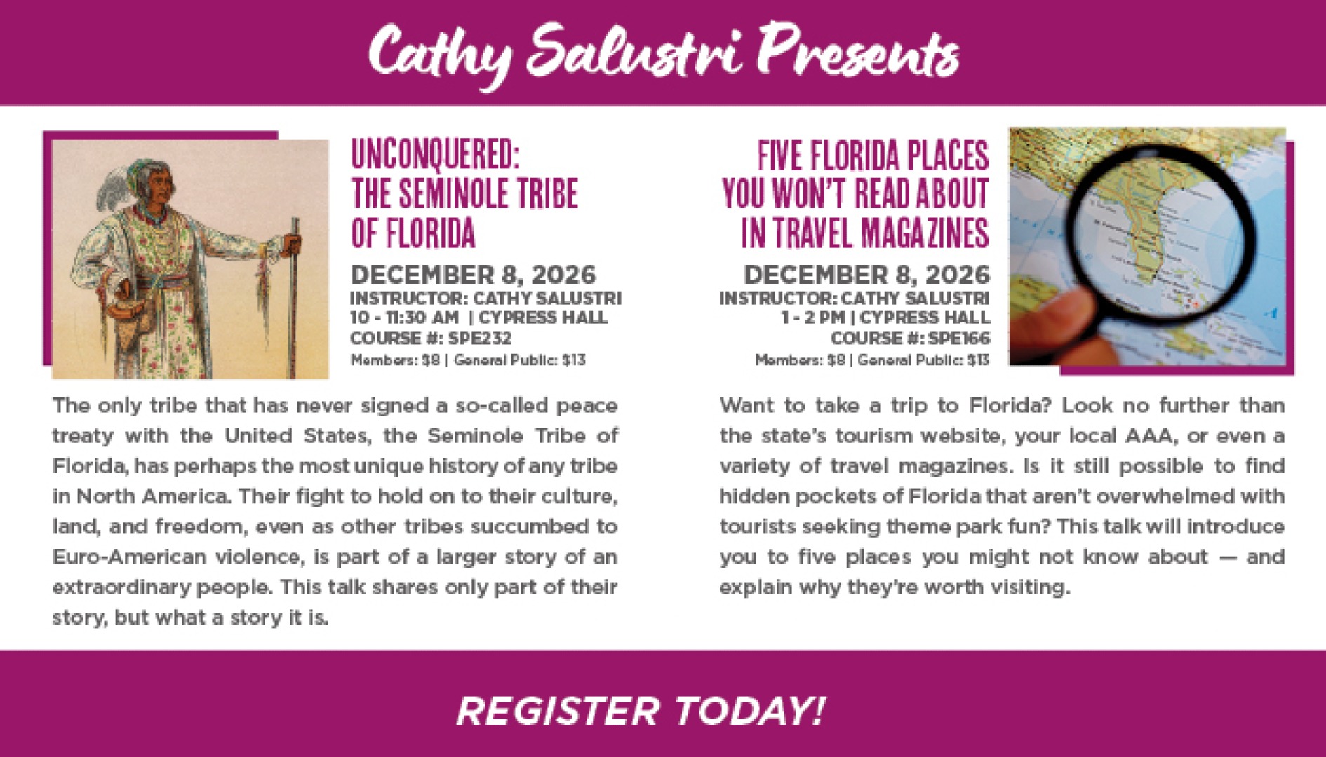 Cathy Salustri Presents: Promo Image