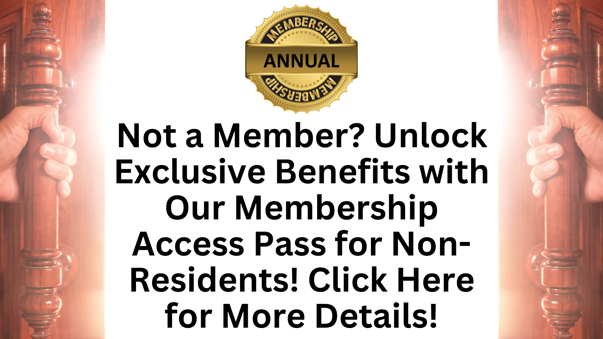 Membership Access Pass for Non-Residents Promo Image